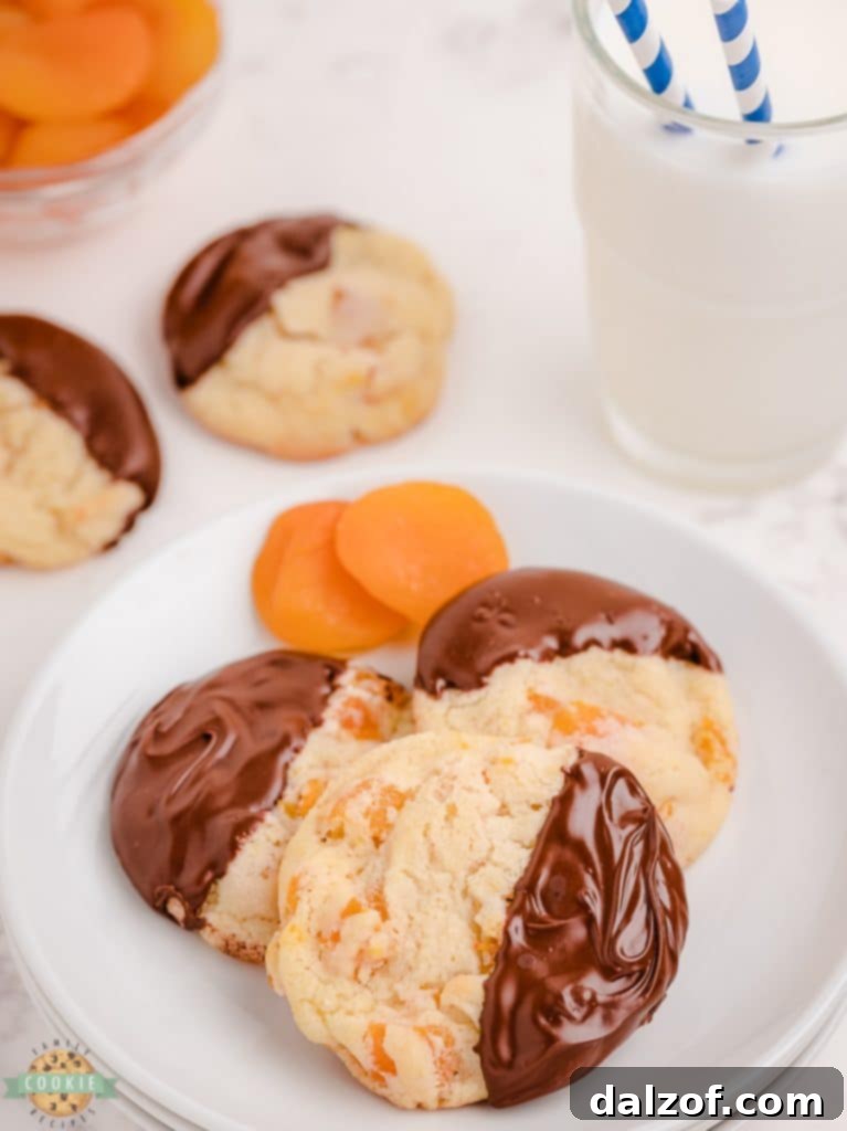 simple apricot cookies