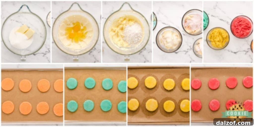 Step by step instructions on how to make Jello Sugar Cookies