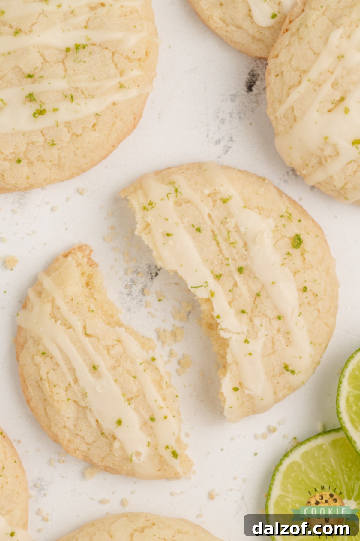 Lime Sugar Cookies are soft, chewy, and bursting with fresh lime flavor. An easy citrus cookie recipe made with lime juice and zest!