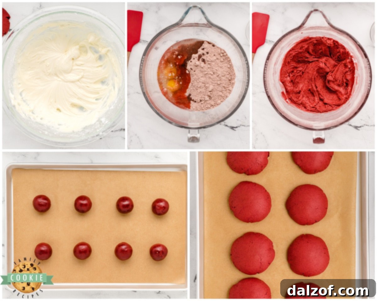 cake mix red velvet cookies