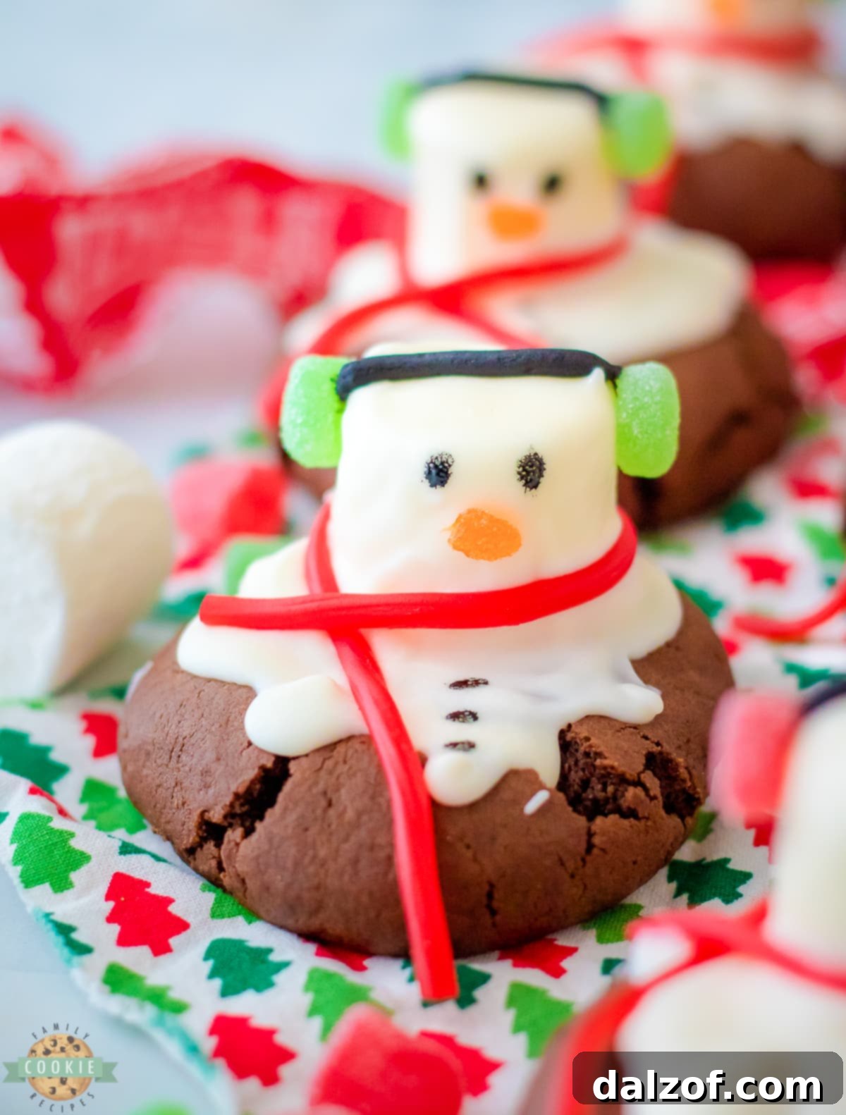 snowman cookies