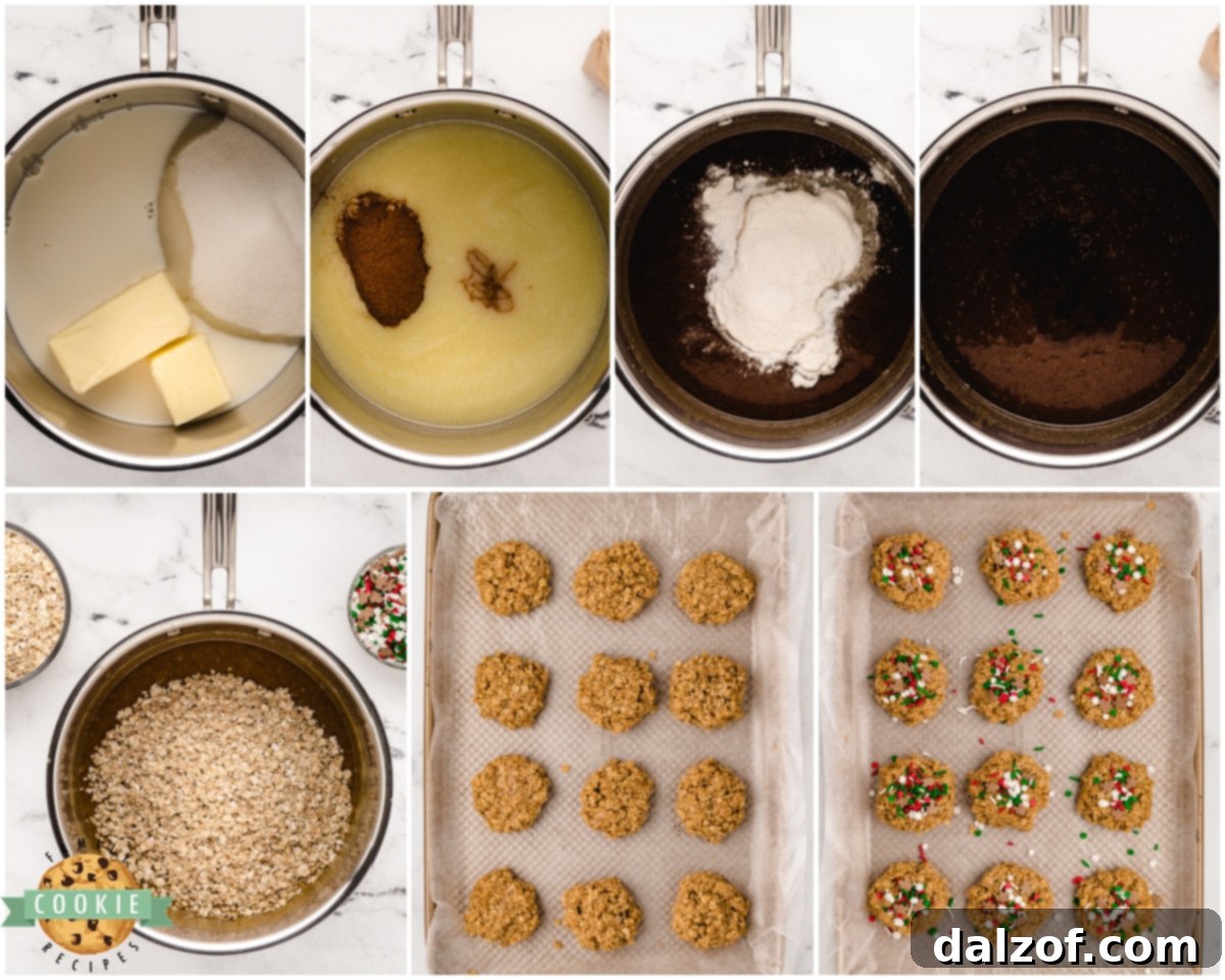 how to make no bake gingerbread cookies