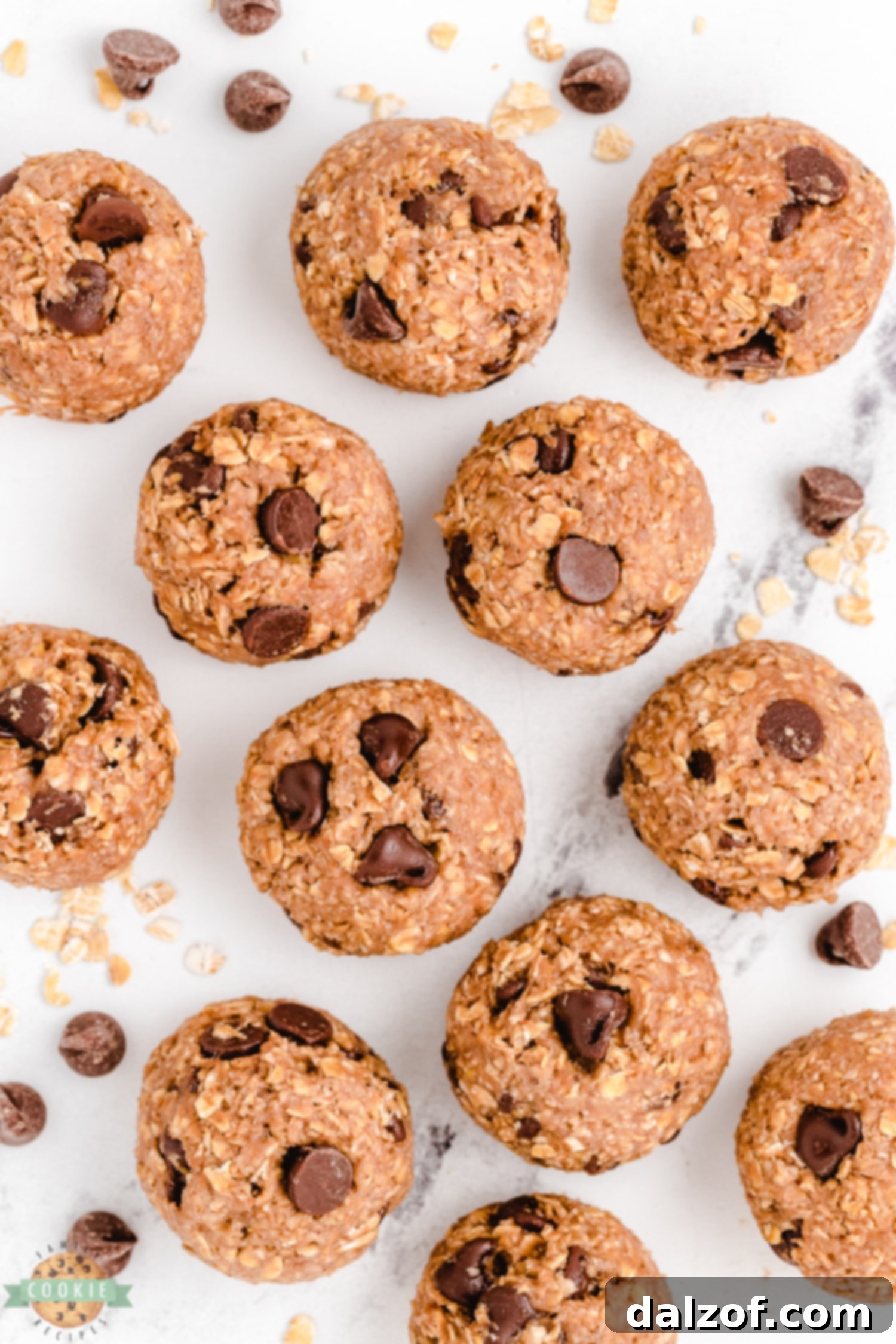 tray of 4 ingredient Vegan chocolate chip cookies
