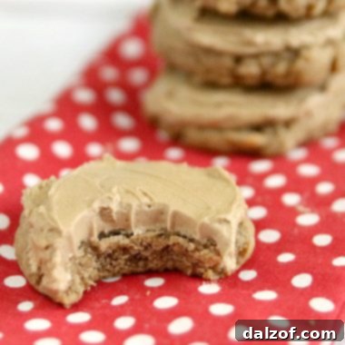 Root Beer Cookies with a delicious root beer extract flavor and creamy buttercream frosting