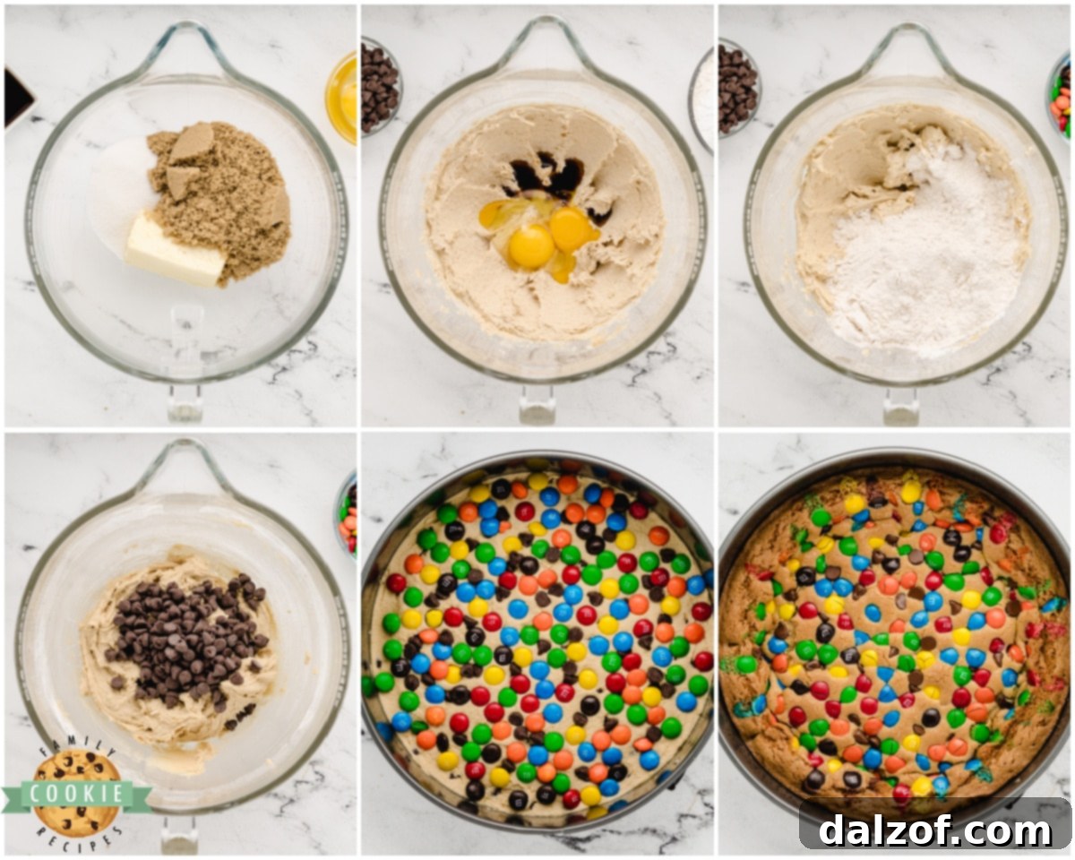 how to make a birthday cookie cake