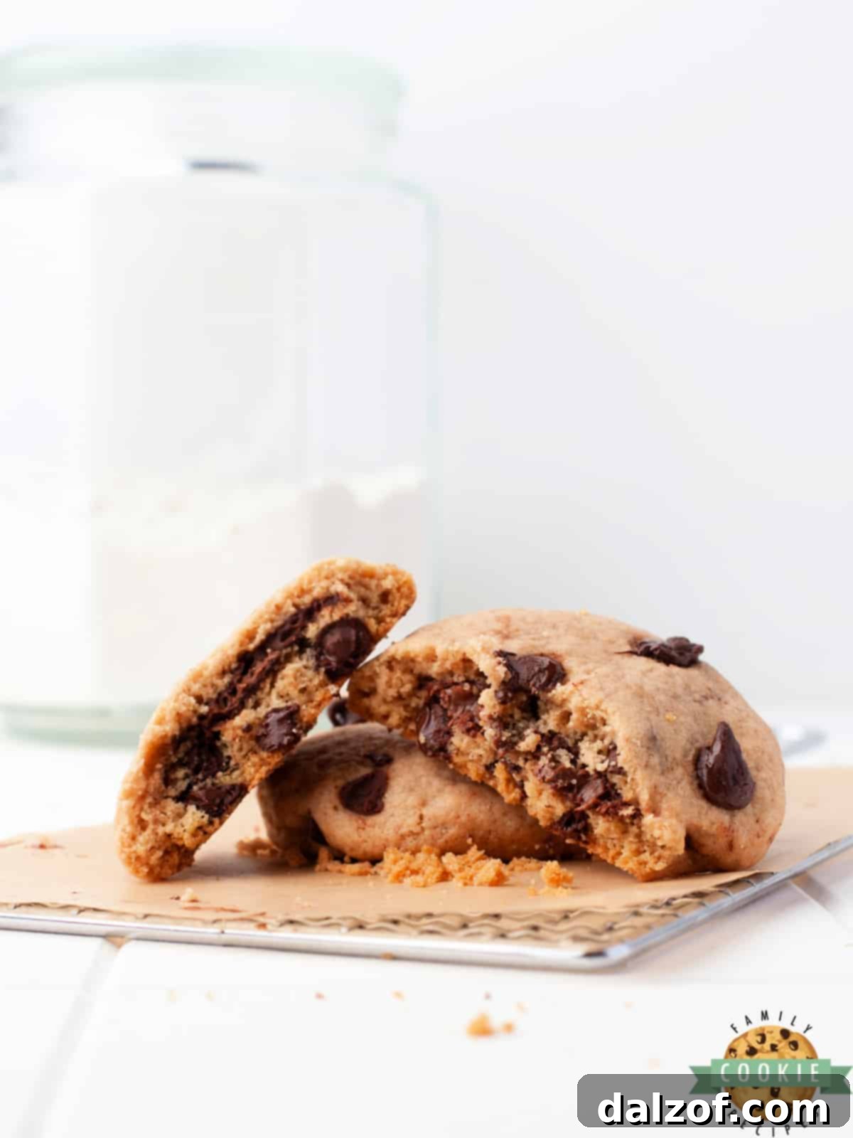 Nutella Stuffed Chocolate Chip Cookies take a classic chocolate chip cookie recipe to the next level. The only thing better than a chocolate chip cookie is one with Nutella in the middle! 