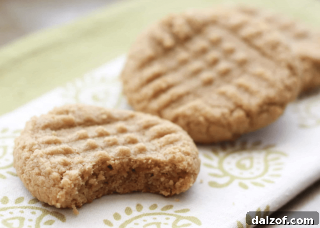 Irresistible Peanut Butter Cookies 20 Classic 3-ingredient Peanut Butter Cookies made with just peanut butter, sugar, and an egg, naturally gluten-free.
