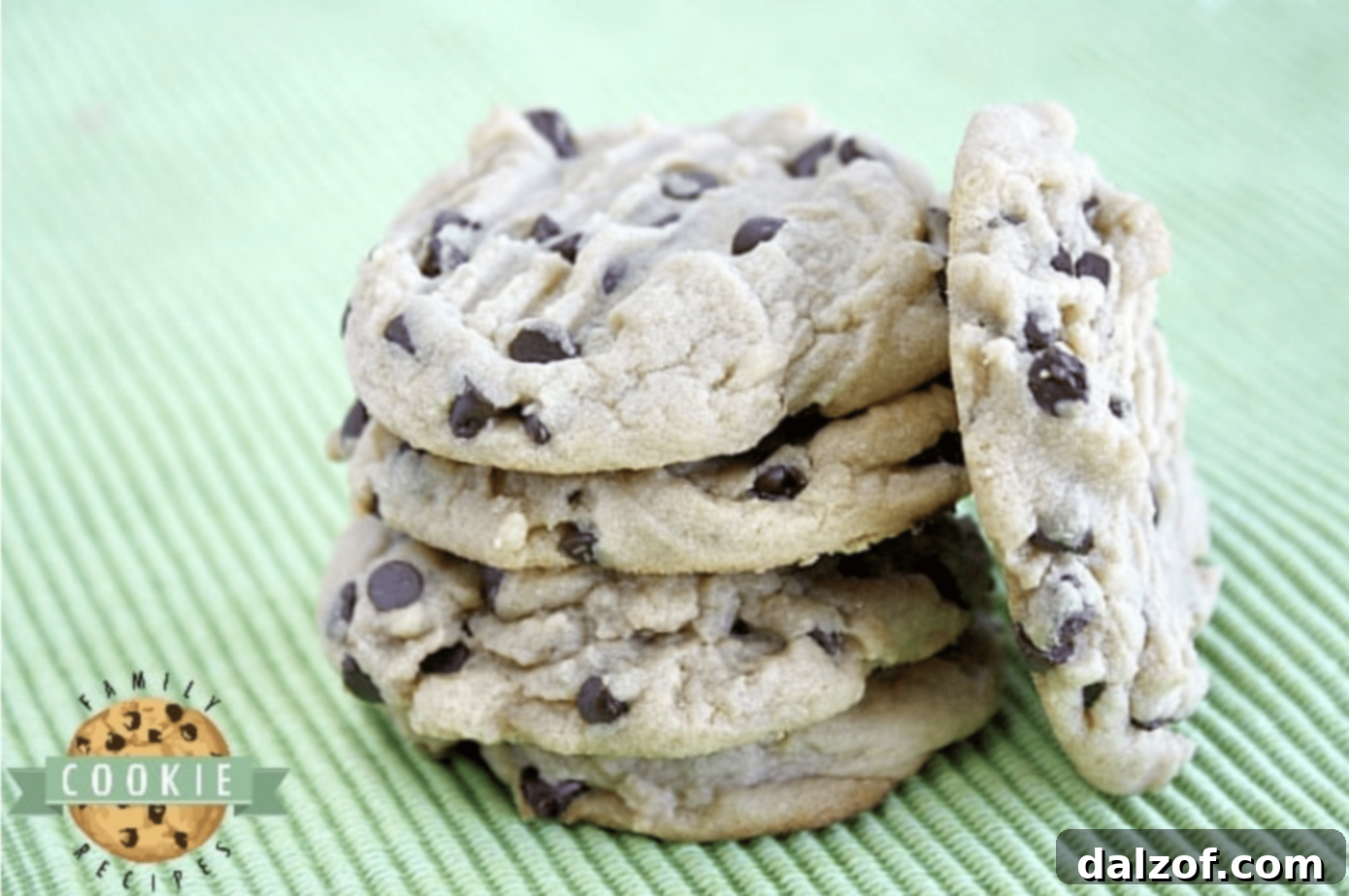 Irresistible Peanut Butter Cookies 3 Soft and chewy Peanut Butter Chocolate Chip Cookies with a perfect texture, enhanced by delicious chocolate chips.