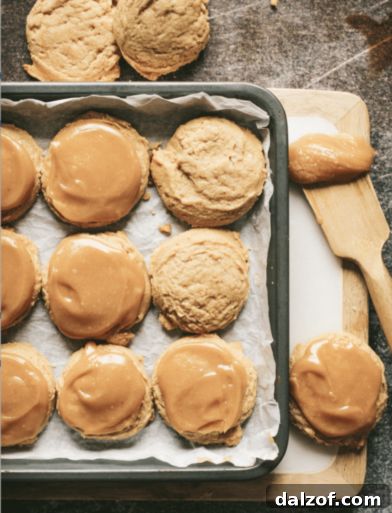 Irresistible Peanut Butter Cookies 21 Thick and chewy Texas Sheet Cake Peanut Butter Cookies with a creamy peanut butter glaze on top, surprisingly made with a cake mix.