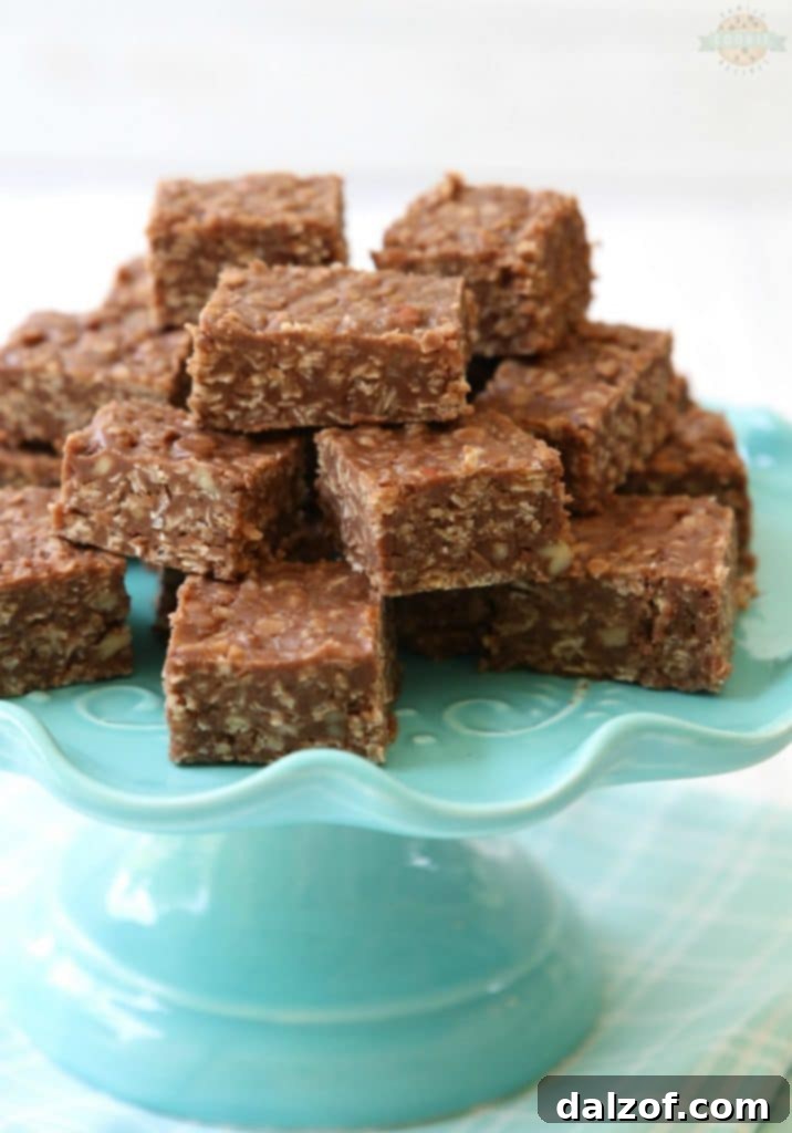 Preparing the pan for No Bake Cookie Bars