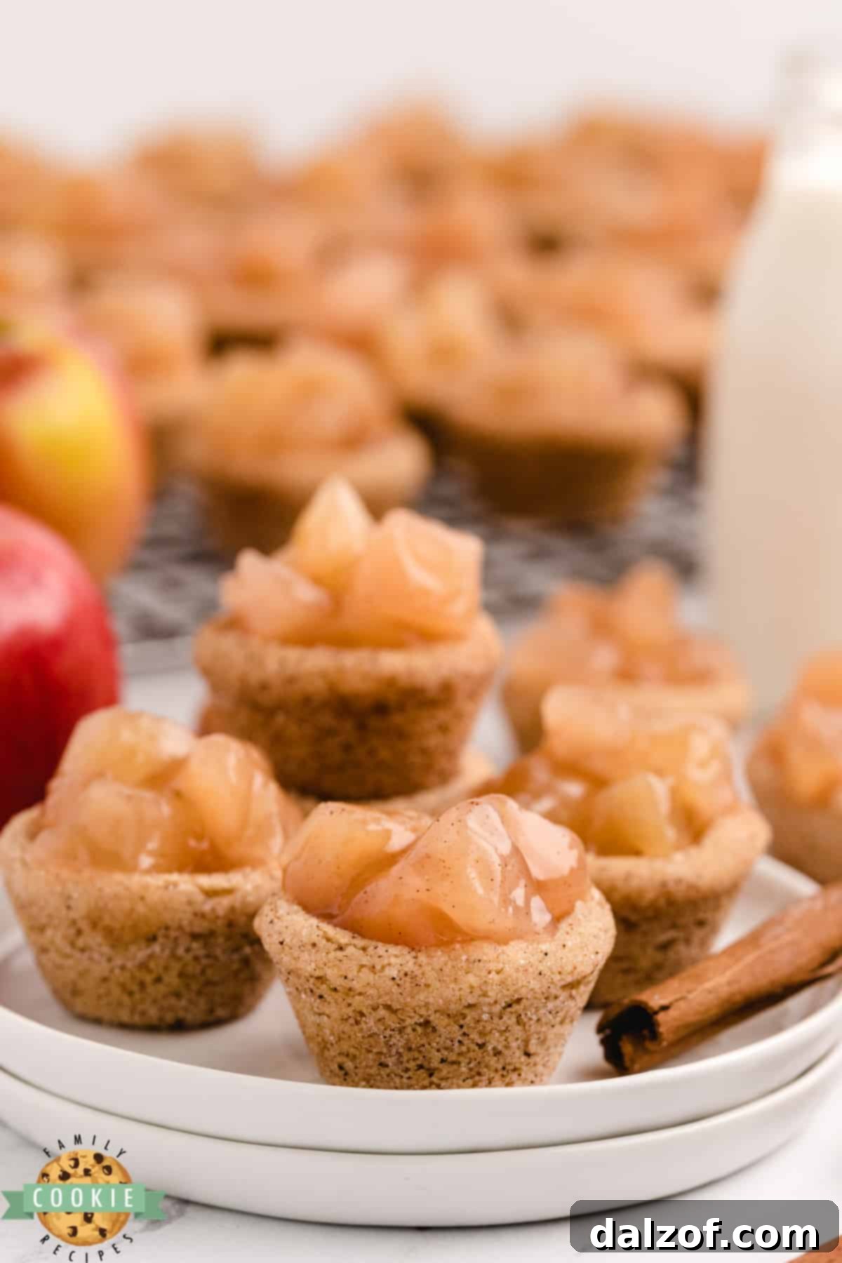Snickerdoodle Apple Pie Cookie Cups
