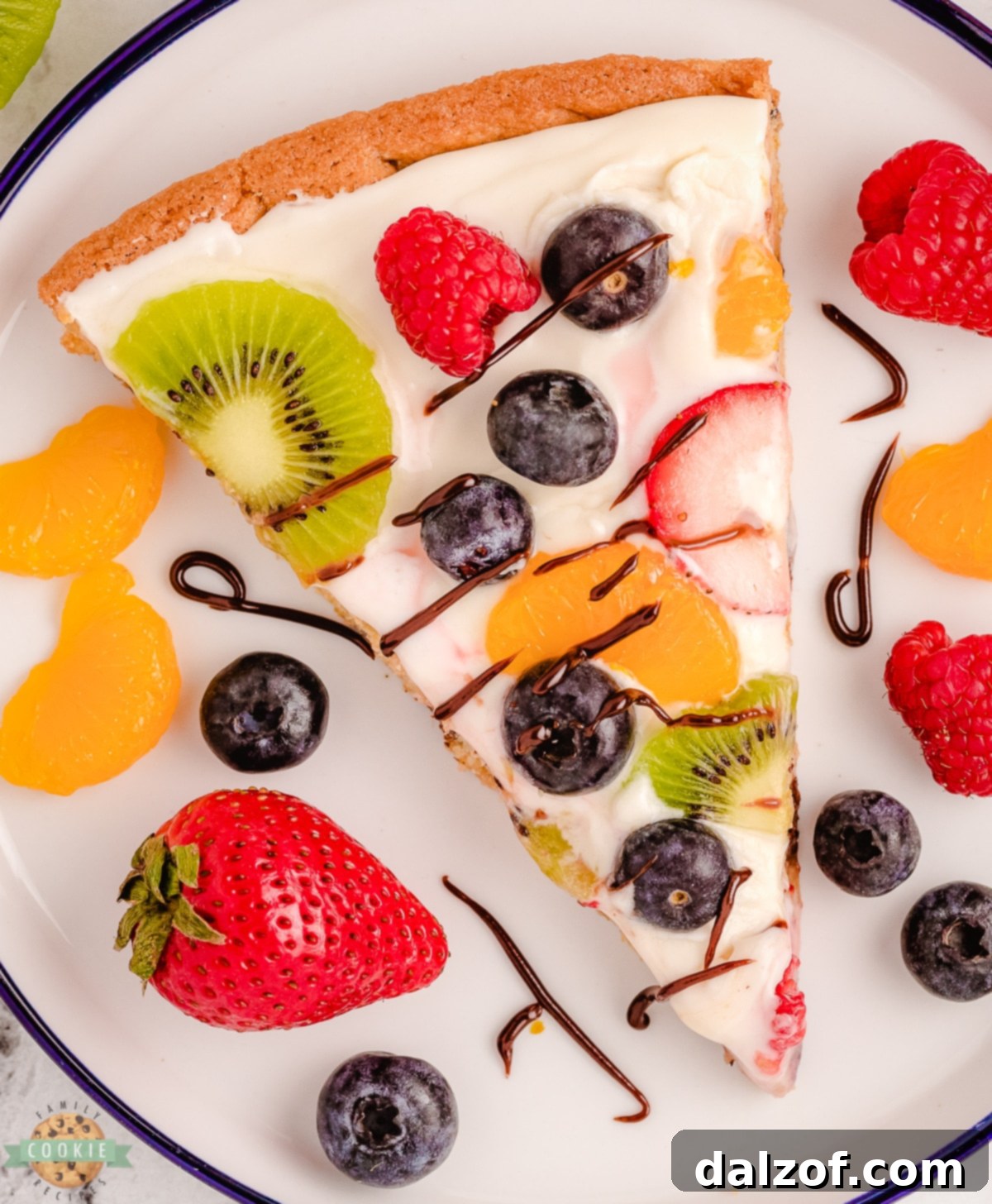 slice of cookie pizza