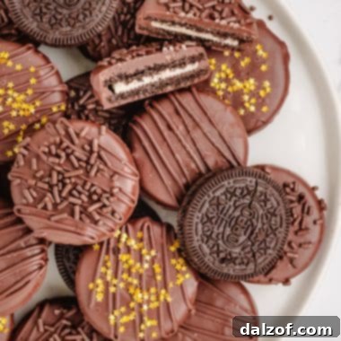 chocolate dipped oreo cookies