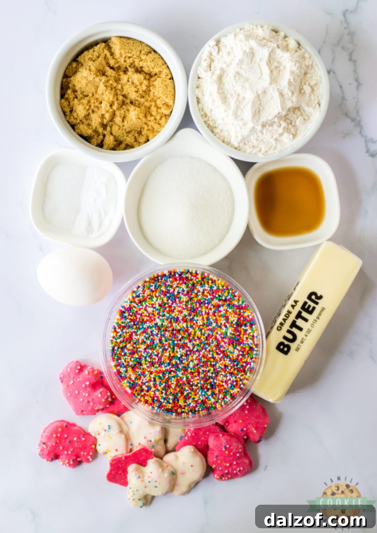 Ingredients in Circus Animal Sugar Cookies