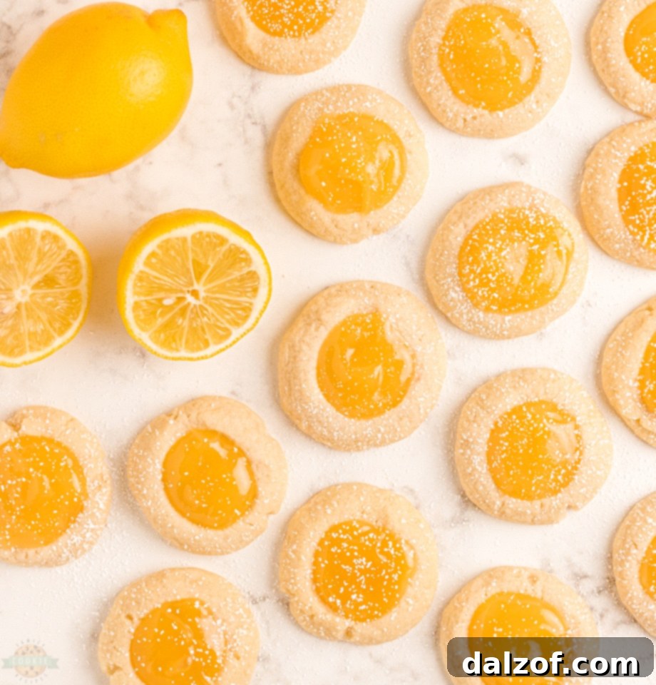 Lemon Thumbprint Cookies