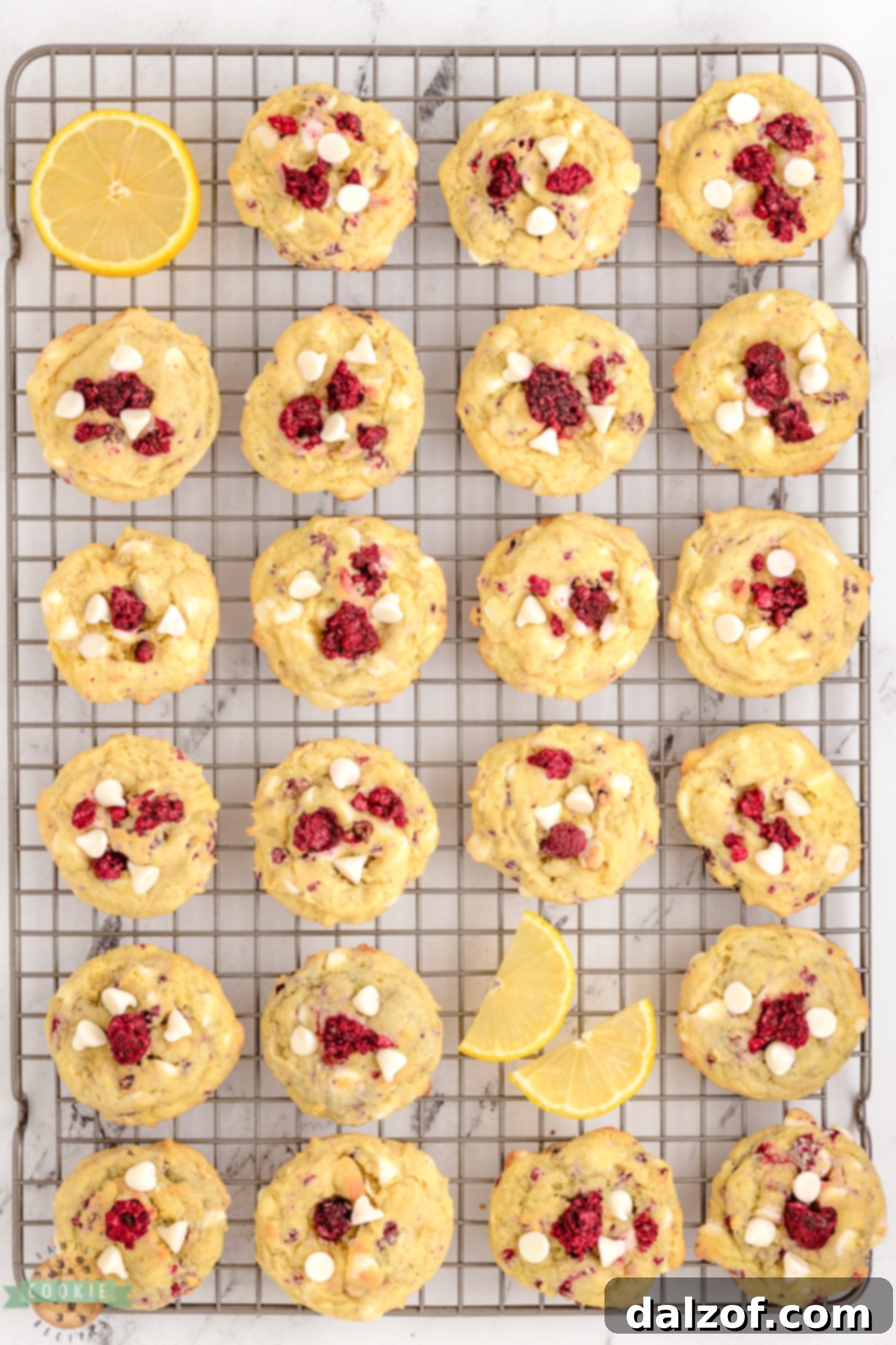 Lemon Raspberry Cookies