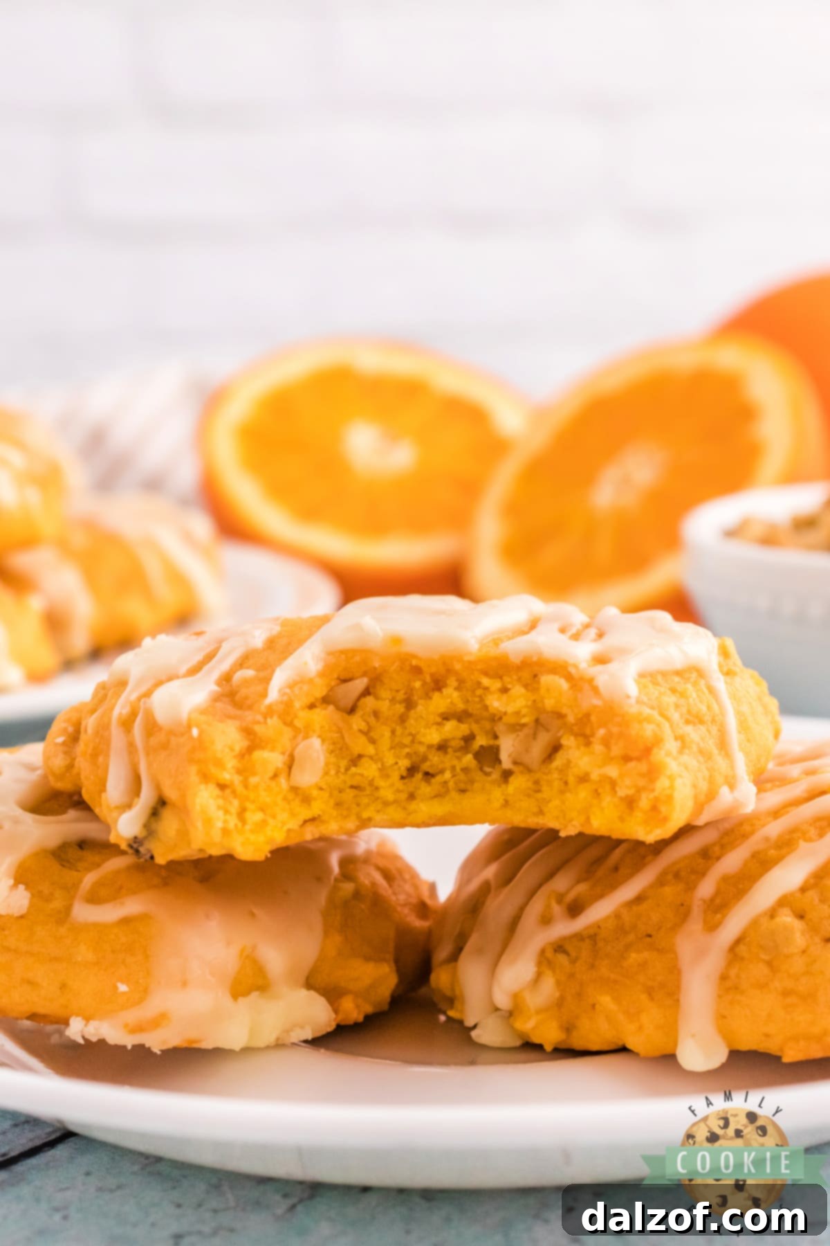Soft and chewy pumpkin cookies