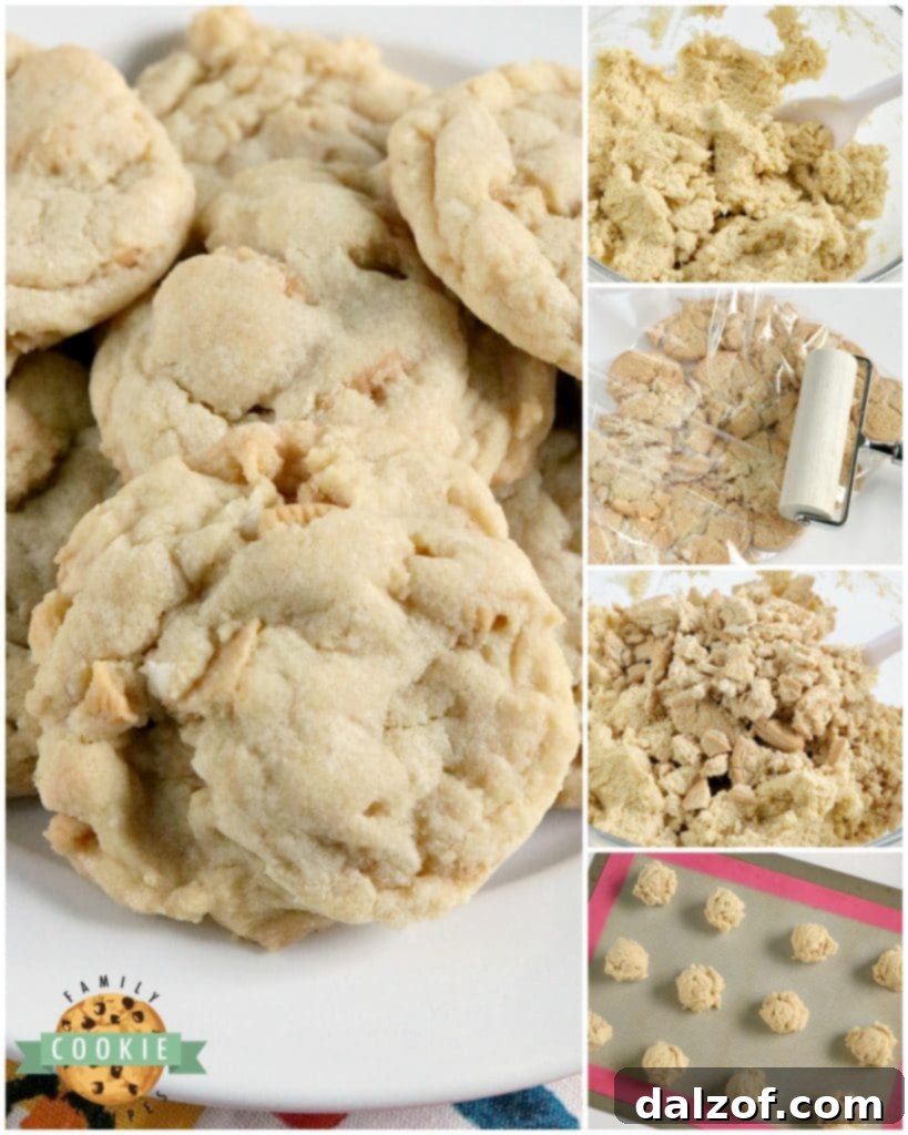 A stack of Vanilla Cream Cookies on a white plate, showcasing their inviting appearance and generous Oreo inclusions.