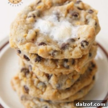 Milk Bar Cornflake Marshmallow Cookies just like the ones served in Momofuku Milk Bar in NYC! My version is even BETTER...and they're easier to make! See my tips and tricks on making these incredible cornflake chocolate chip cookies in your own kitchen.