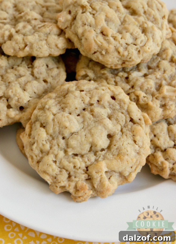 Soft and chewy banana oatmeal cookies made with fresh bananas and banana pudding mix