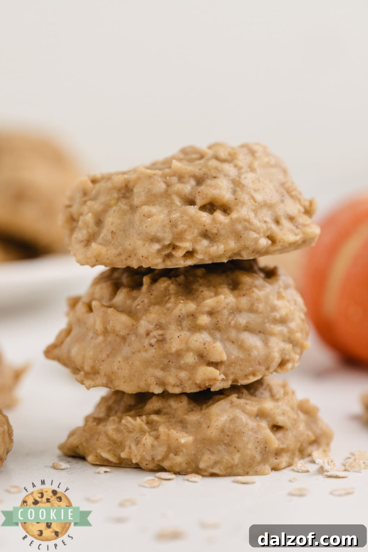 No bake pumpkin cookies.