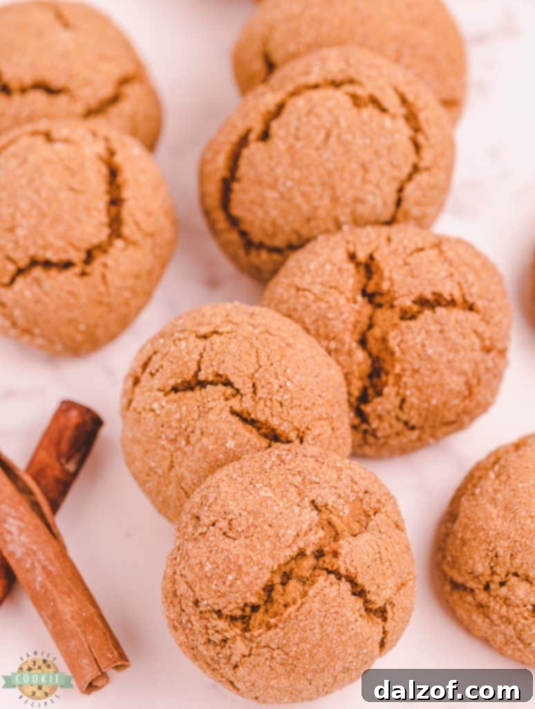 batch of pumpkin gingersnap cookies