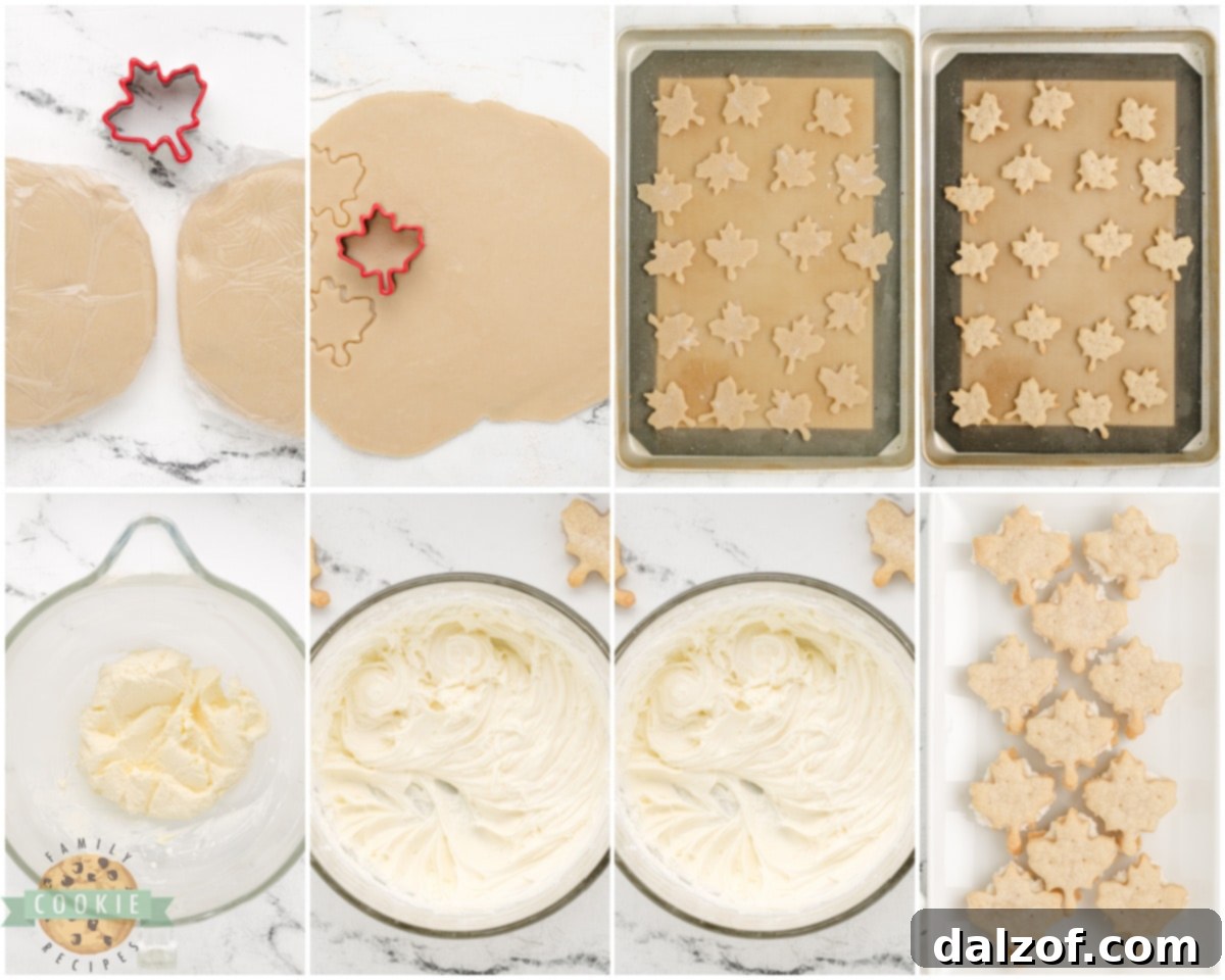 how to make maple sandwich cookies