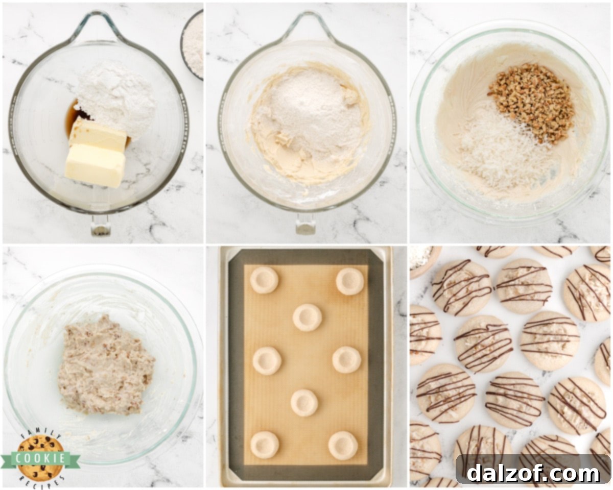 how to make coconut cream cookies