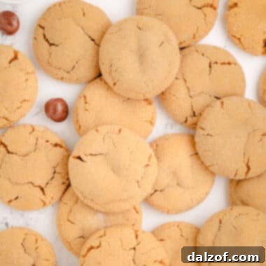 Delicious Peanut Butter Surprise Cookies with melted Milk Duds