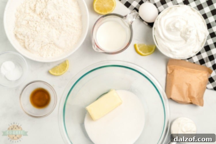 Lemon Cream Pie Cookies