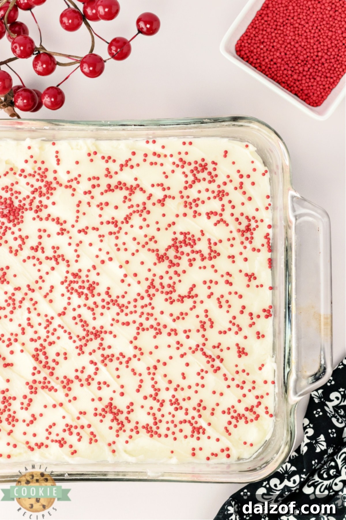 Holiday cookie bars.