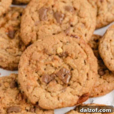 Butterfinger Peanut Butter Cookies