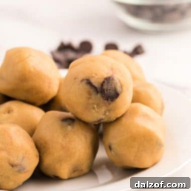 Chocolate Chip Cookie Dough Bites