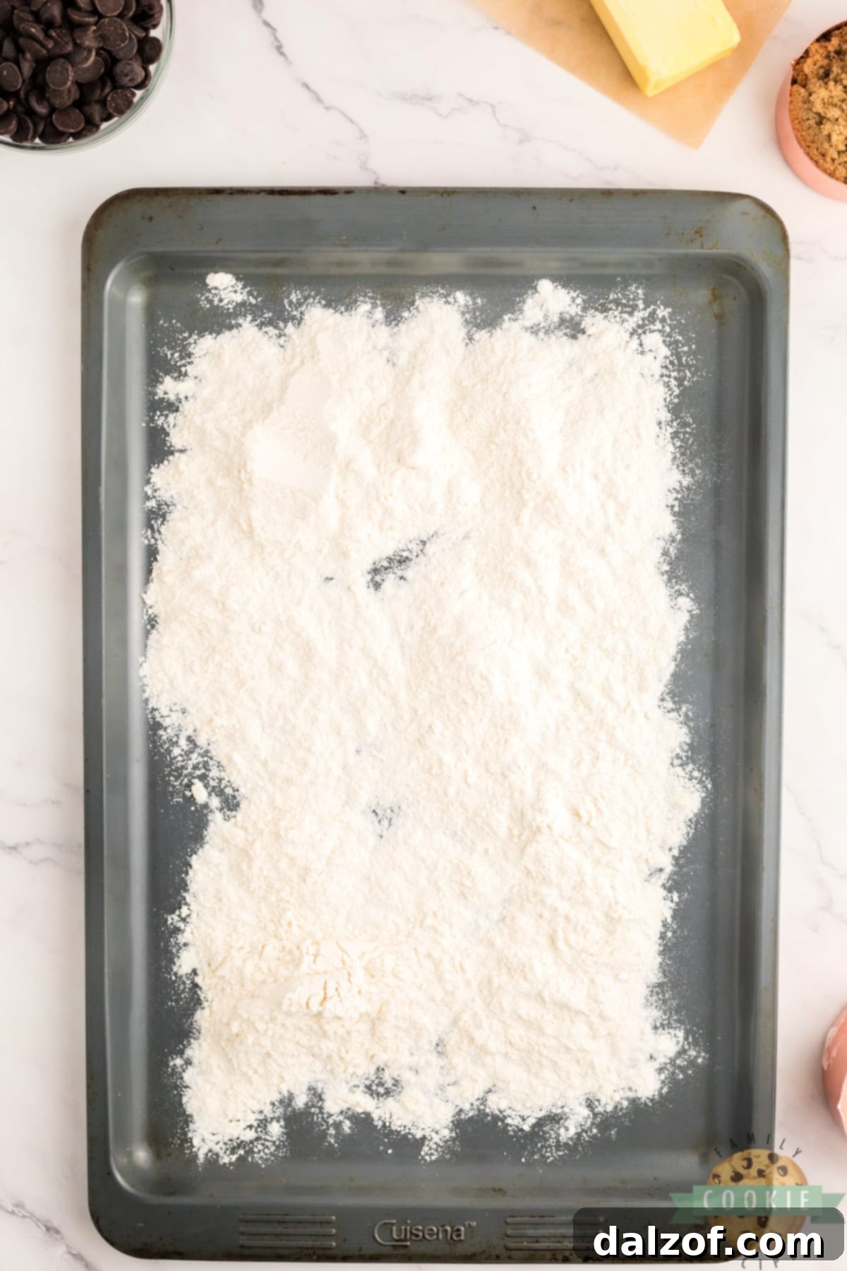How to heat treat flour in the oven. 