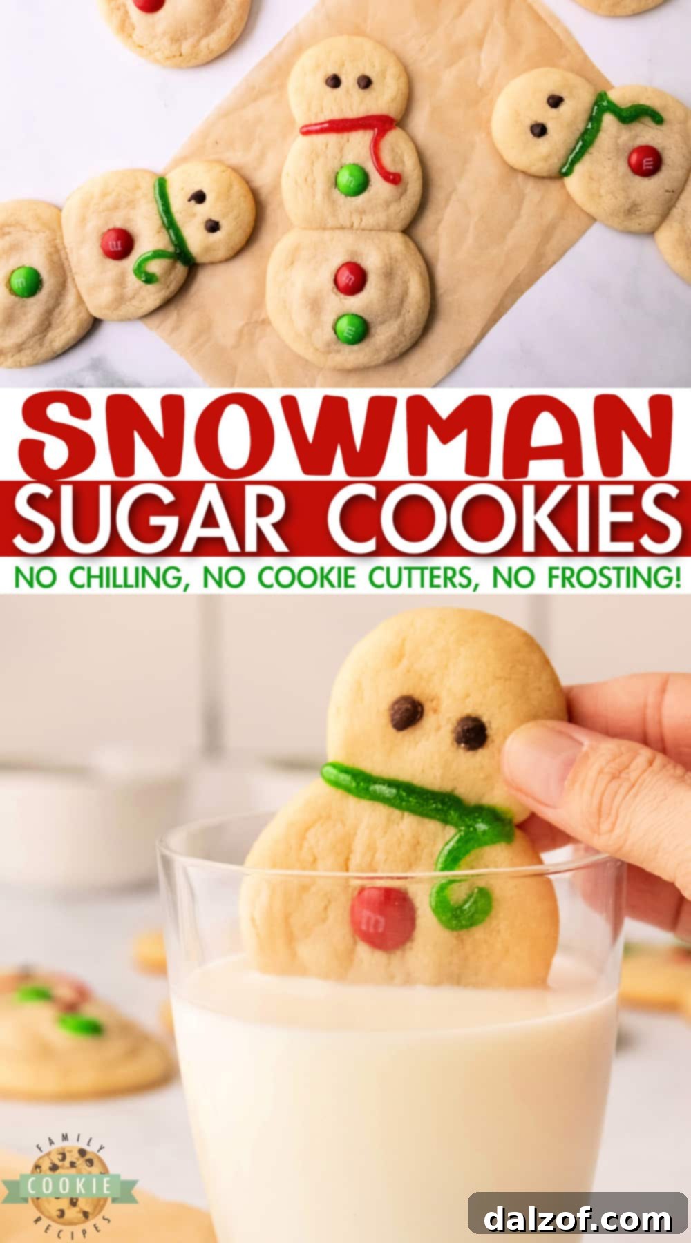 A warm, inviting display of delicious Snowman Sugar Cookies, perfect for spreading holiday cheer and enjoying with loved ones.