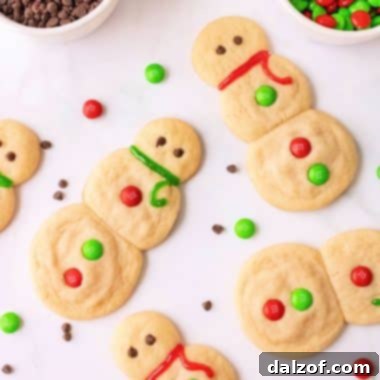 Snowman Sugar Cookies recipe image