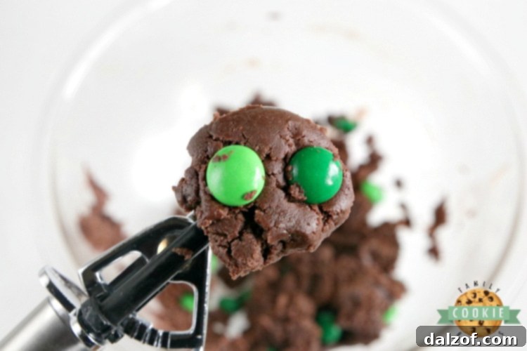 Scoop of cake mix cookie dough