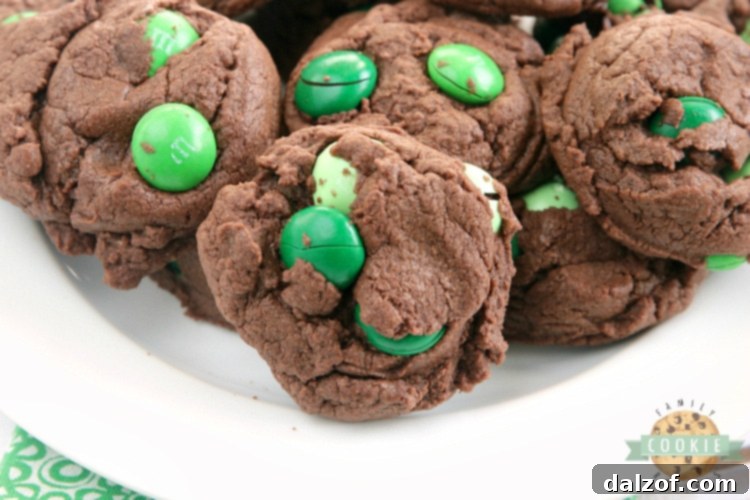 Mint Chocolate Cake Mix cookies are soft, chewy and made with only 4 ingredients! So easy to make these deliciously mint and chocolate flavored cake mix cookies.