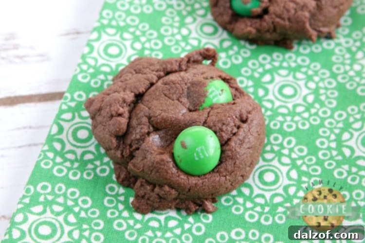 Mint Chocolate Cake Mix cookies are soft, chewy and made with only 4 ingredients! So easy to make these deliciously mint and chocolate flavored cake mix cookies.