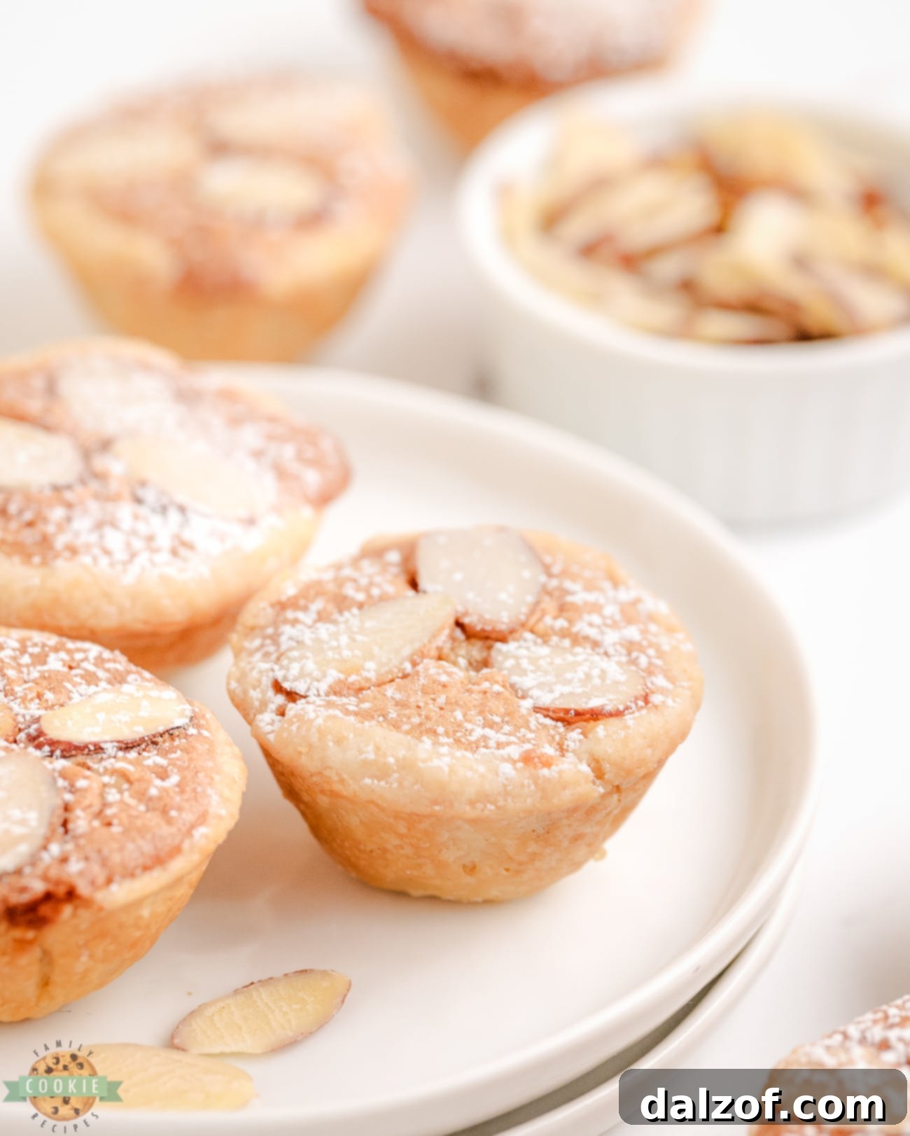 Dutch Almond cookies on a plate