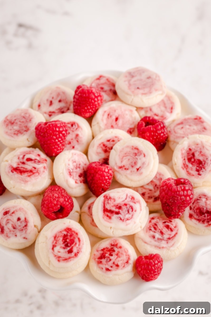 Ingredients for Raspberry Meltaway Cookies displayed on a counter