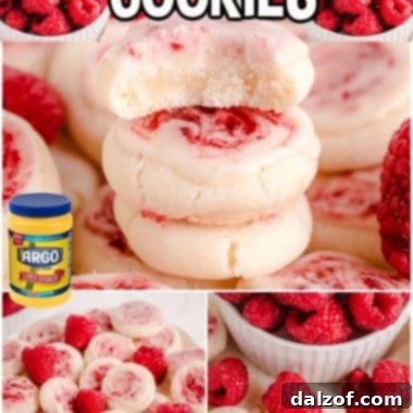 Raspberry Meltaway Cookies