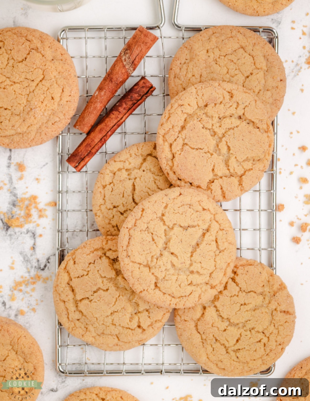 brown butter cardamom cookies on a cooling rack