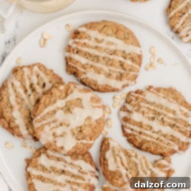 Eggnog Oatmeal Cookies