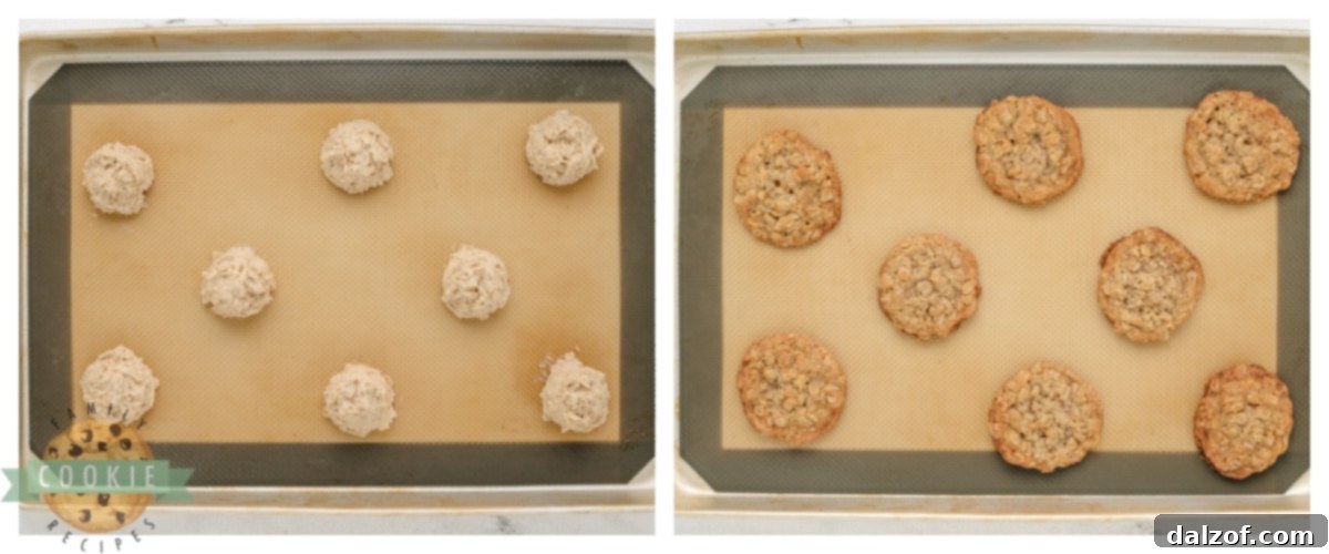 Baking eggnog cookies.