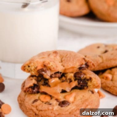 Caramel Chocolate Chip Cookies