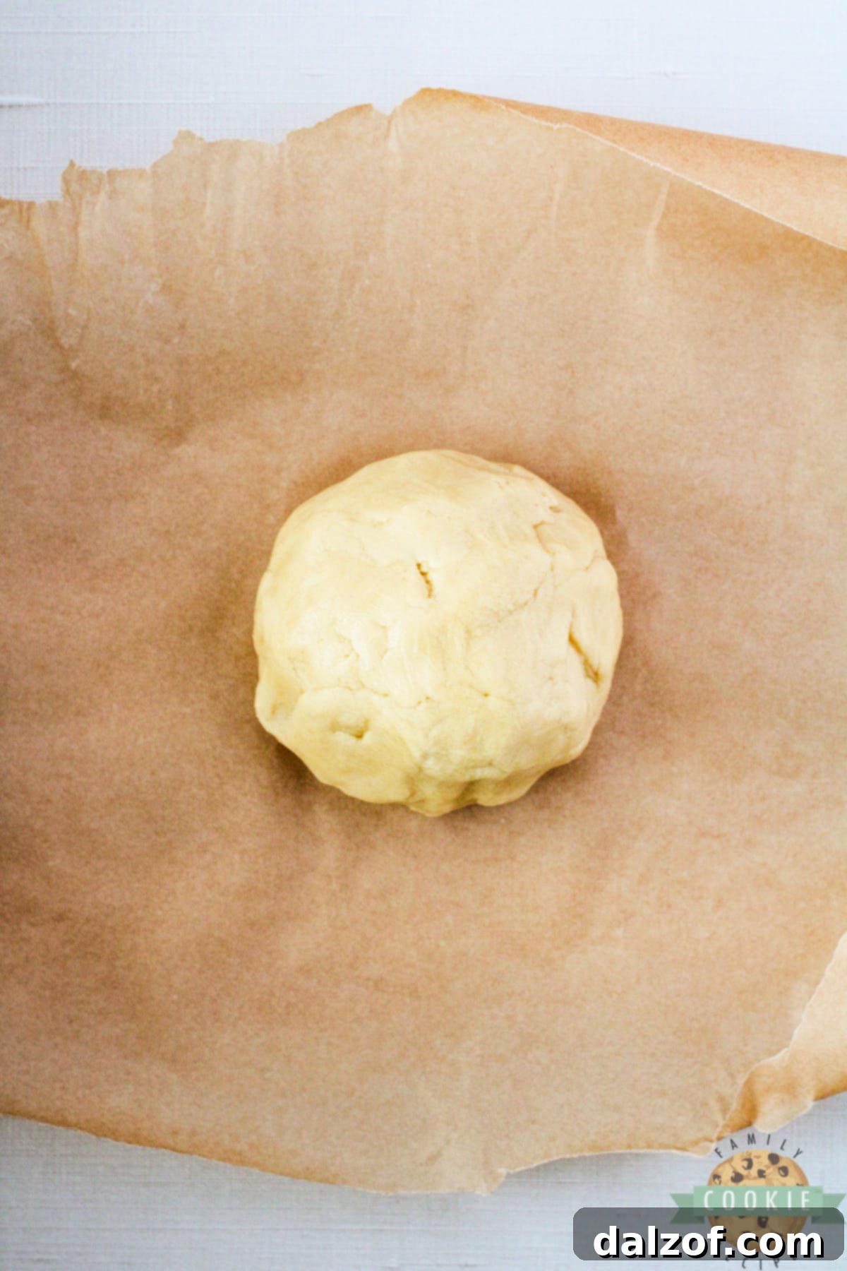 Roll up dough to refrigerate. 