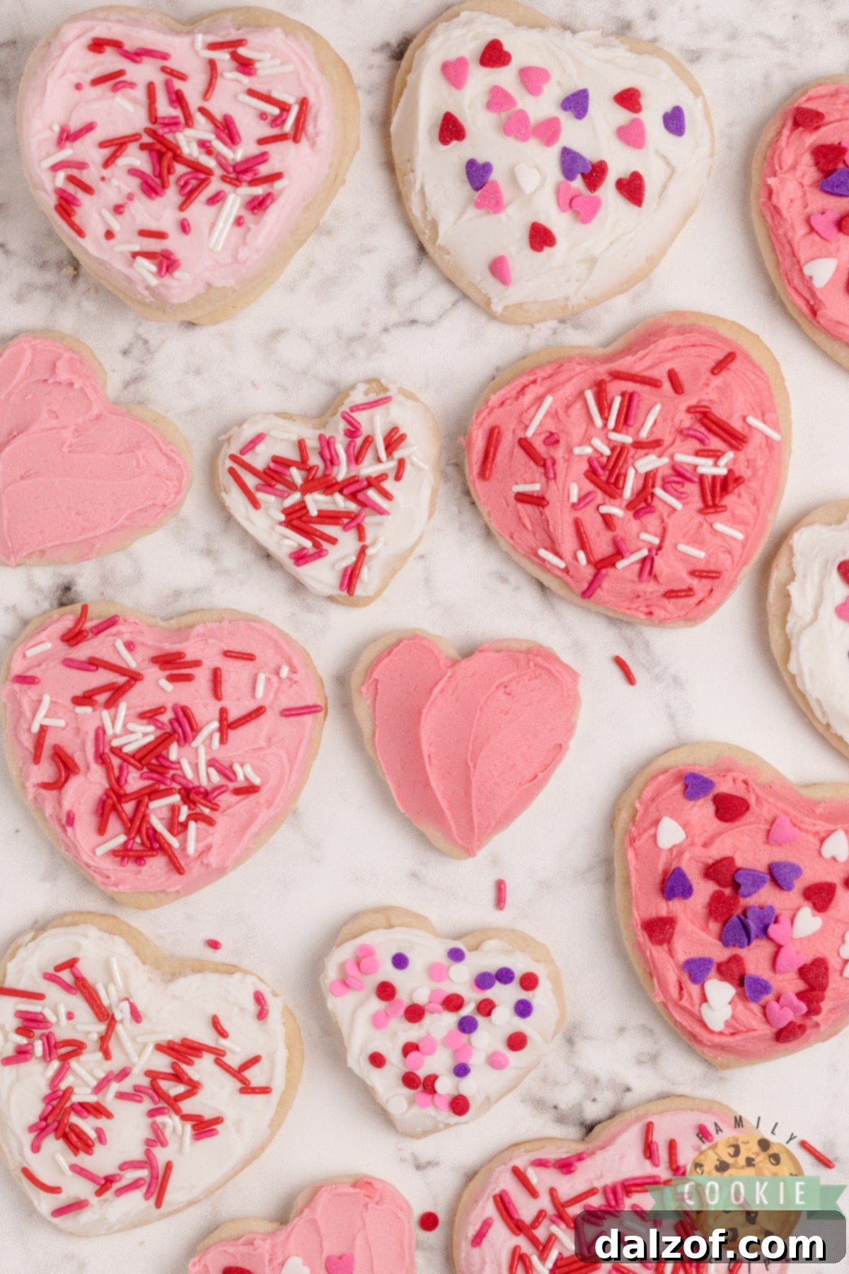 Thick and soft sugar cookies.