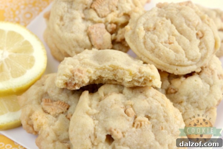 Double Lemon Cookies, infused with lemon pudding mix and studded with crushed Lemon Oreos, are incredibly soft, chewy, and delightfully easy to bake.