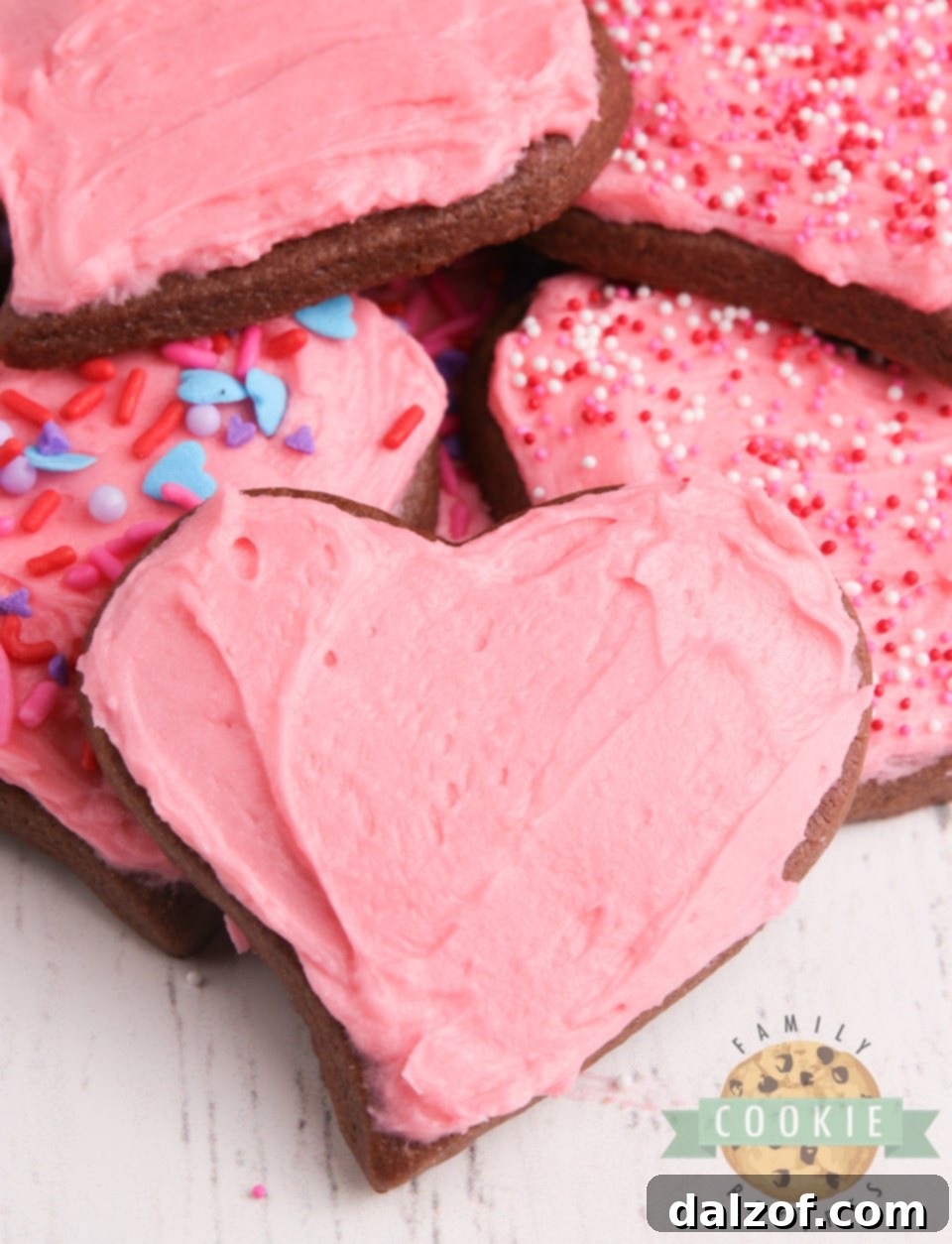 Chocolate Sugar Cookies.